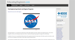 Desktop Screenshot of educatingengineers.com