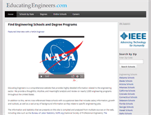 Tablet Screenshot of educatingengineers.com